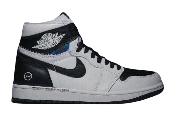 The fragment design x Union LA x Air Jordan 1 High White Black